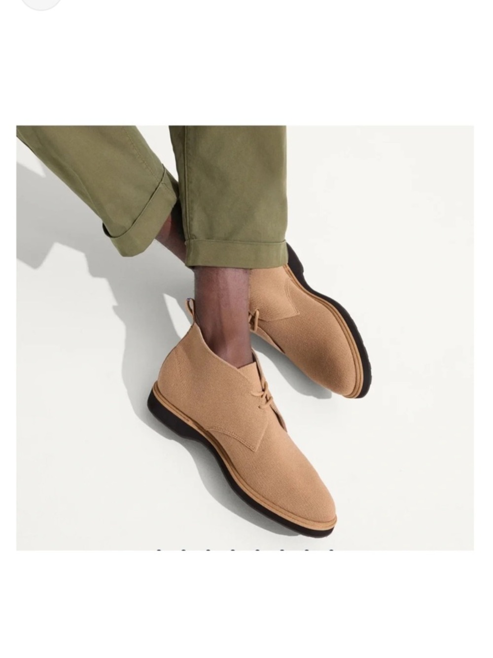 Rothy’s The Chukka Boot Butternut NIB Men’s 7 Women’s 8.5 Water Resistant